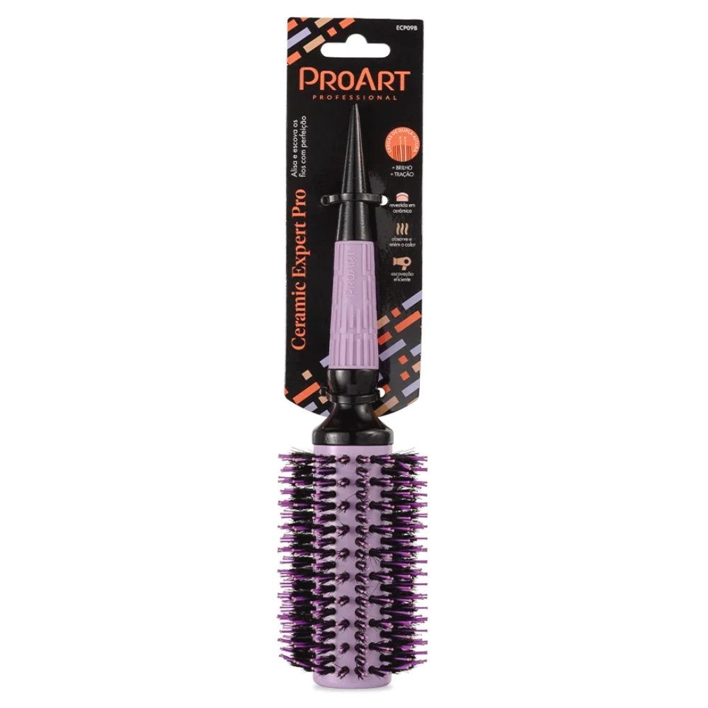 Escova De Cabelo Prof Proart Ceramic Expert Pro 33mm Lavanda 1un