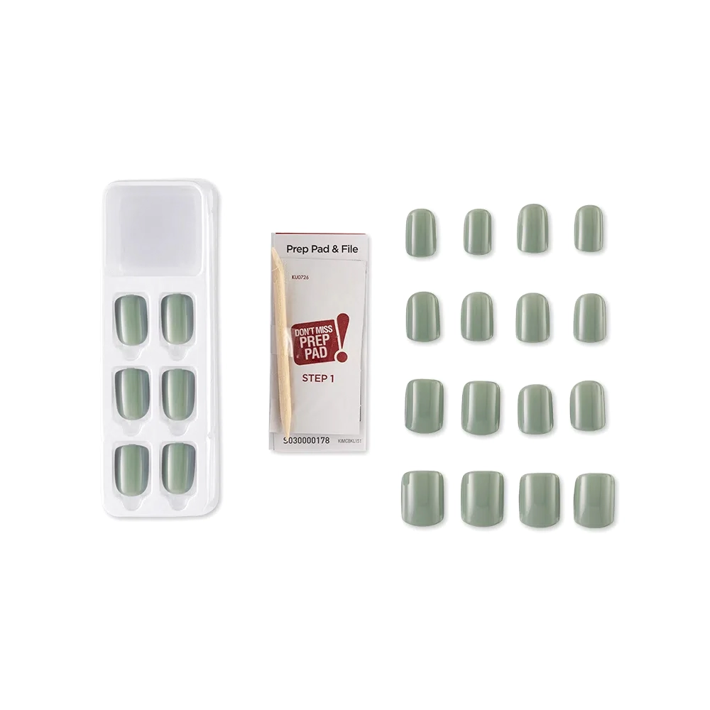 Unha Postica Kiss Kny Impress Color Going Green 4g