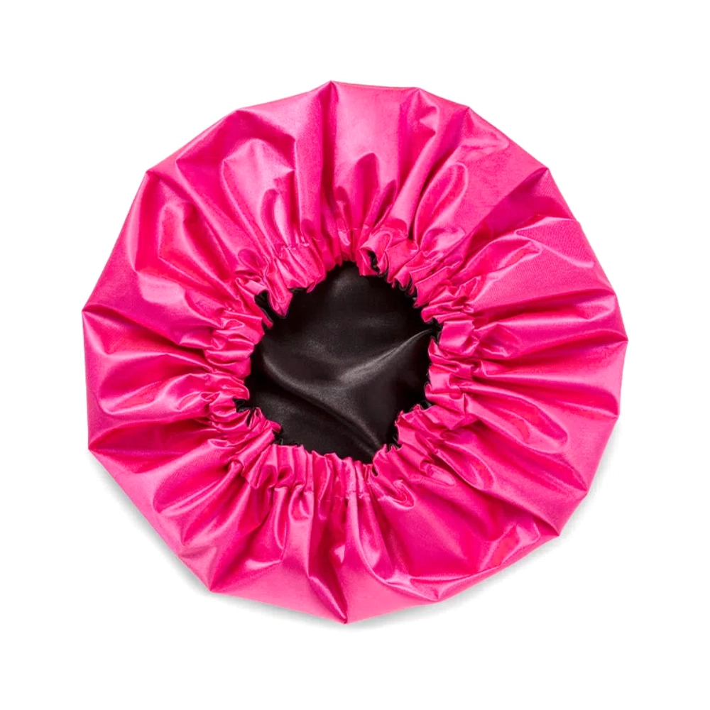 Touca Para Banho 2 Em 1 Rosa Proart Wonder Curly