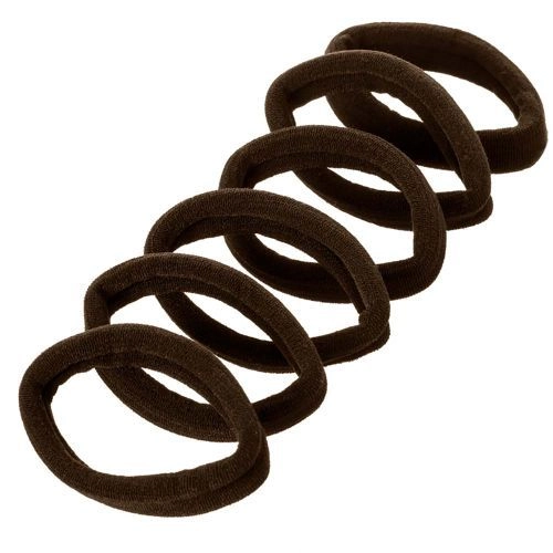 Elastico P/cabelo Proart Classico Marrom C/6un