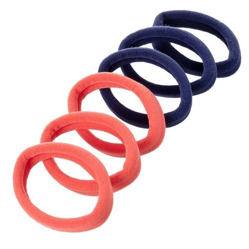 Elastico P/cabelo Proart Classico Azul E Laranja C/6un