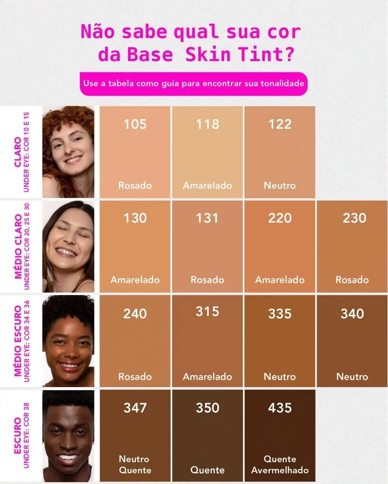 Base Fluída Efeito Natural 315 Ruby Kisses Skin Tint 30ml