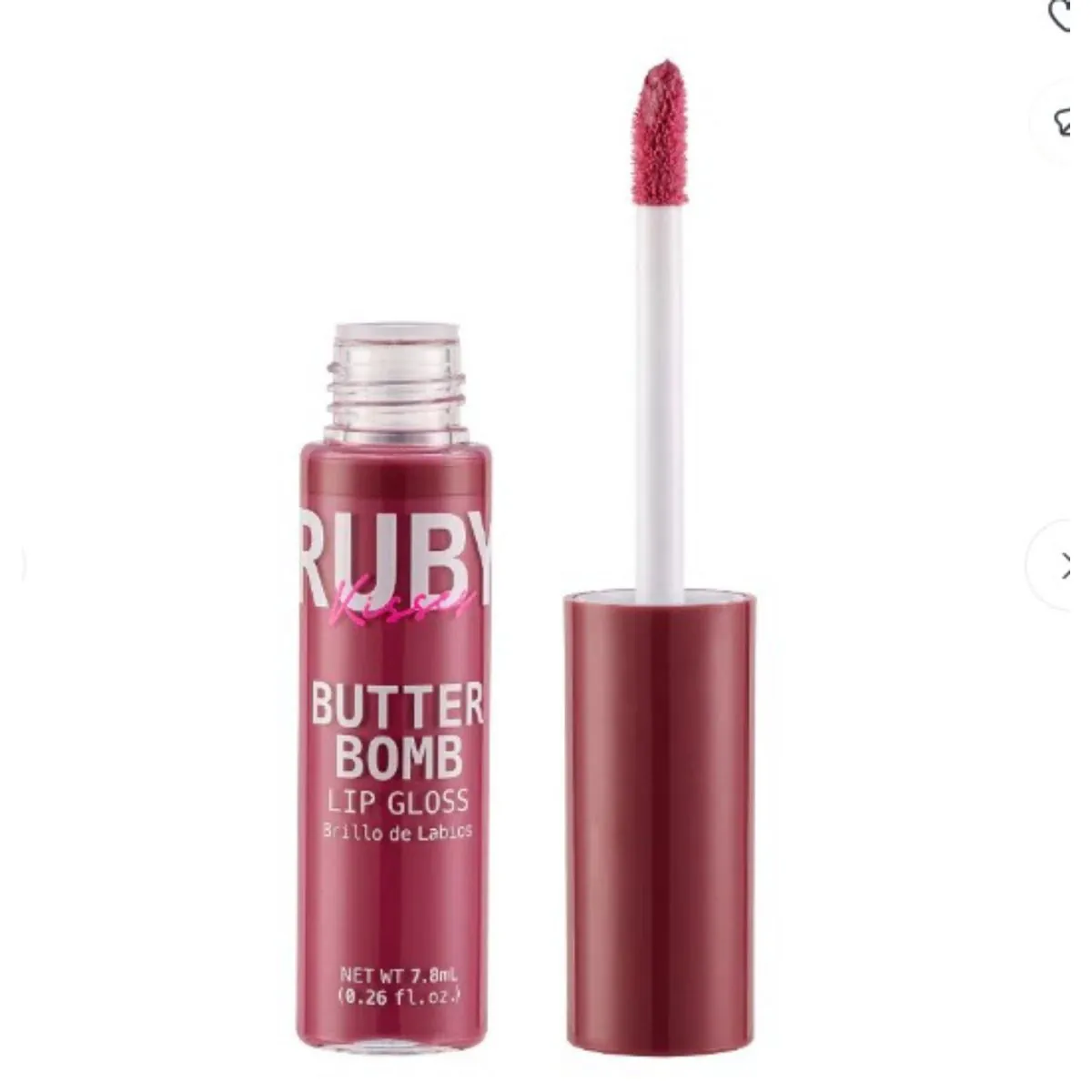 Lip Gloss Líquido Blushing Ruby Kisses Butter Bomb 7,8ml