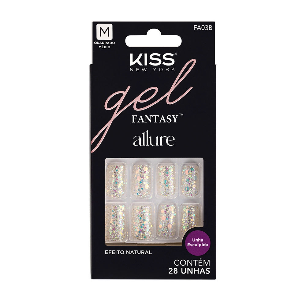Unhas Poticas Kiss Ny Fa03b Gel Fantasy Countless Time 1un