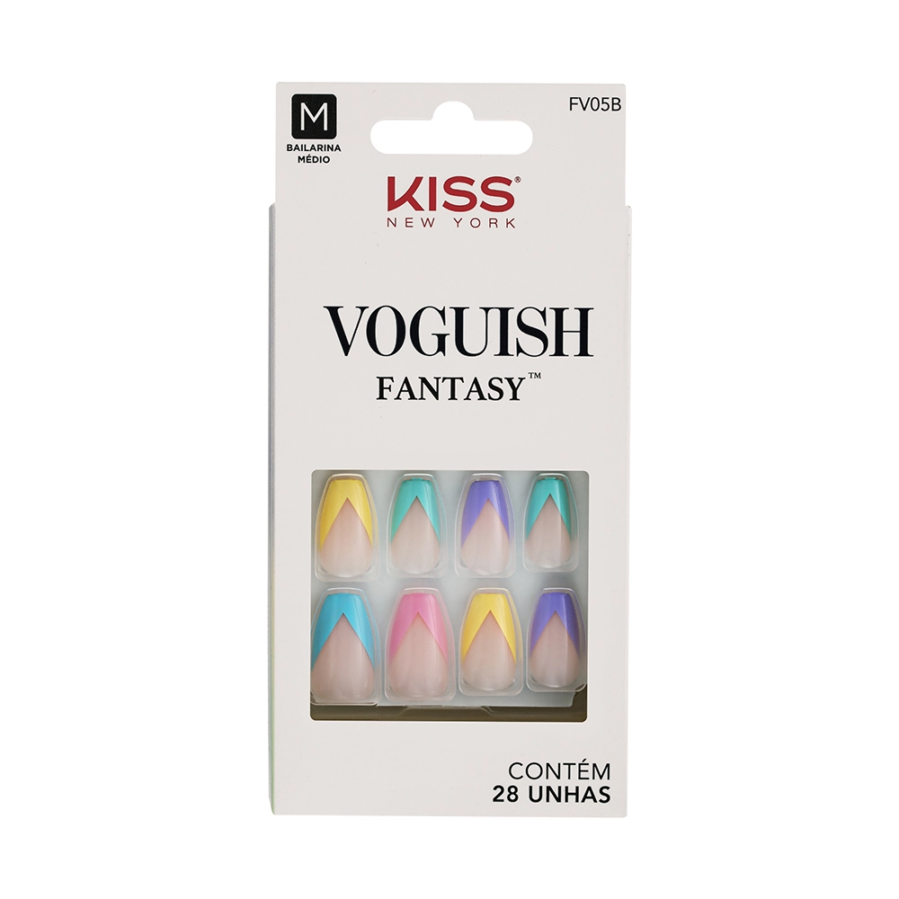 Unhas Poticas Kiss Ny Fv05b Voguish Fantasy Disco Ball 1un