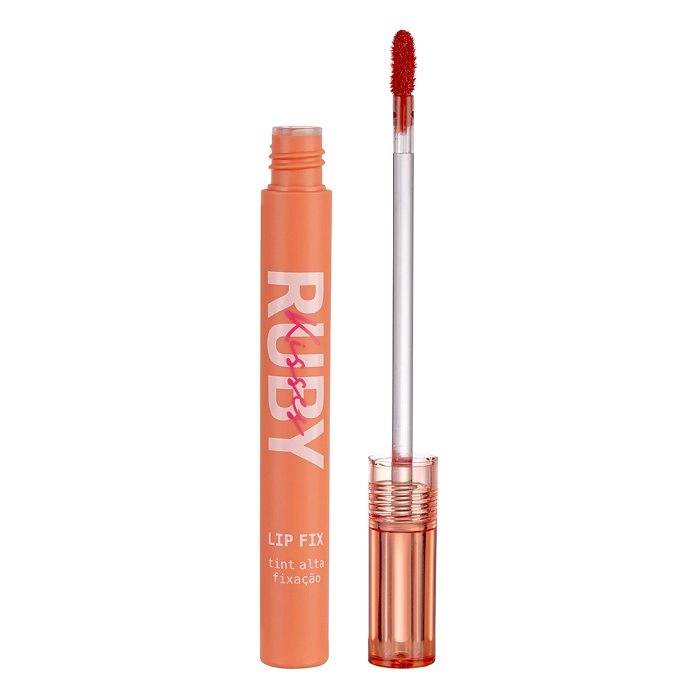 Kiss Ruby Kisses Lip Fix Bold Orange R.llt01b