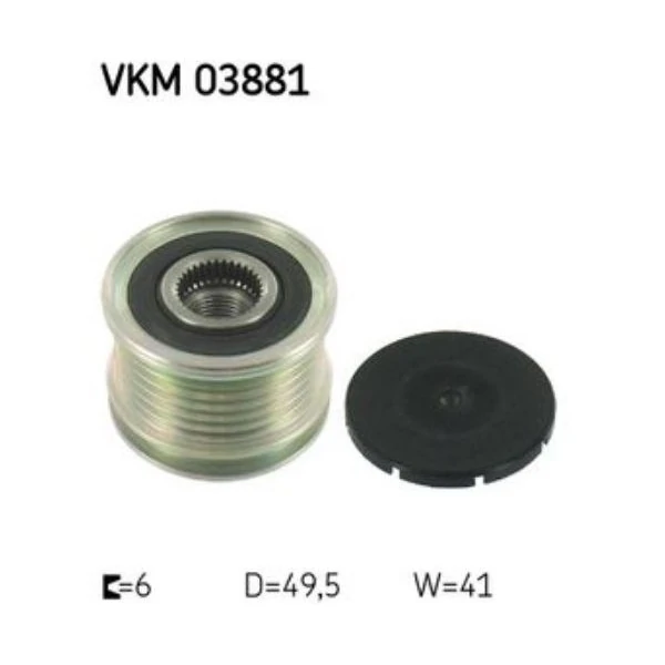 Polia do Alternador - SKF VKM03881A