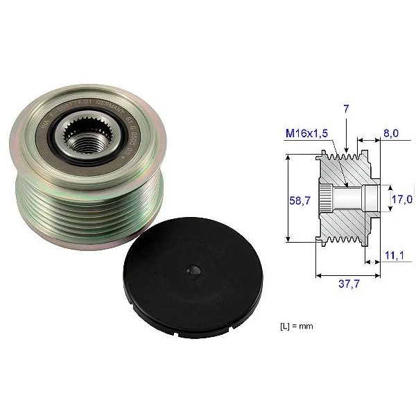 Polia do Alternador - SKF VKM05452