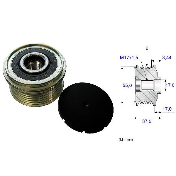 Polia do Alternador - SKF VKM05511