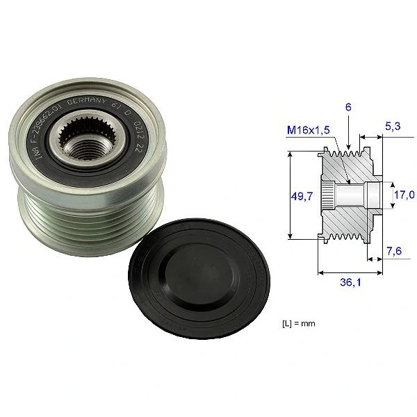 Polia do Alternador - SKF VKM05529