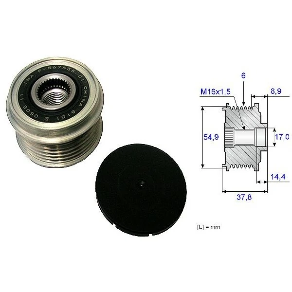 Polia do Alternador - SKF VKM05594