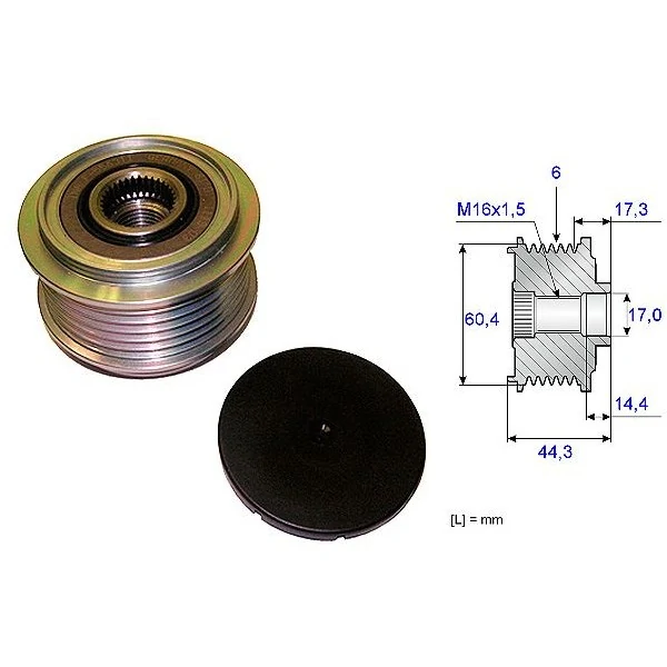 Polia do Alternador - SKF VKM05602