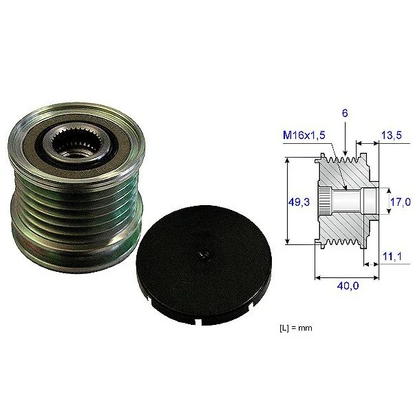 Polia do Alternador - SKF VKM05643
