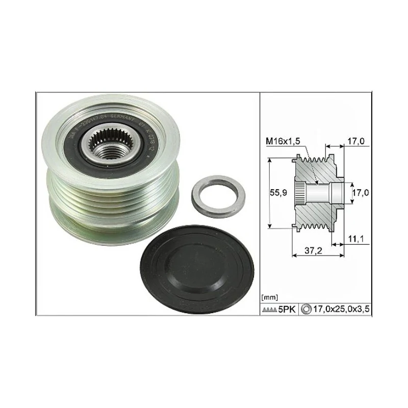 Polia do Alternador - SKF VKM05676