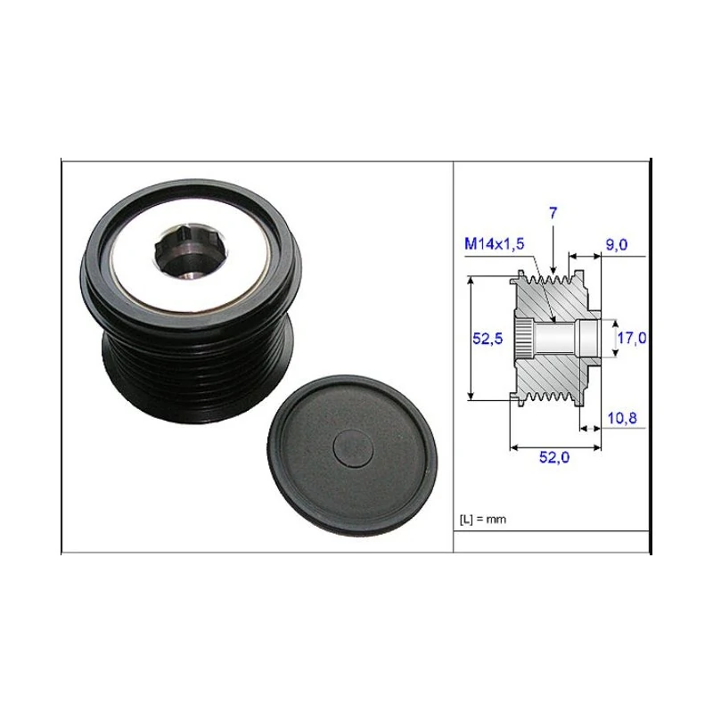 Polia do Alternador TOYOTA CAMRY - SKF VKM06005