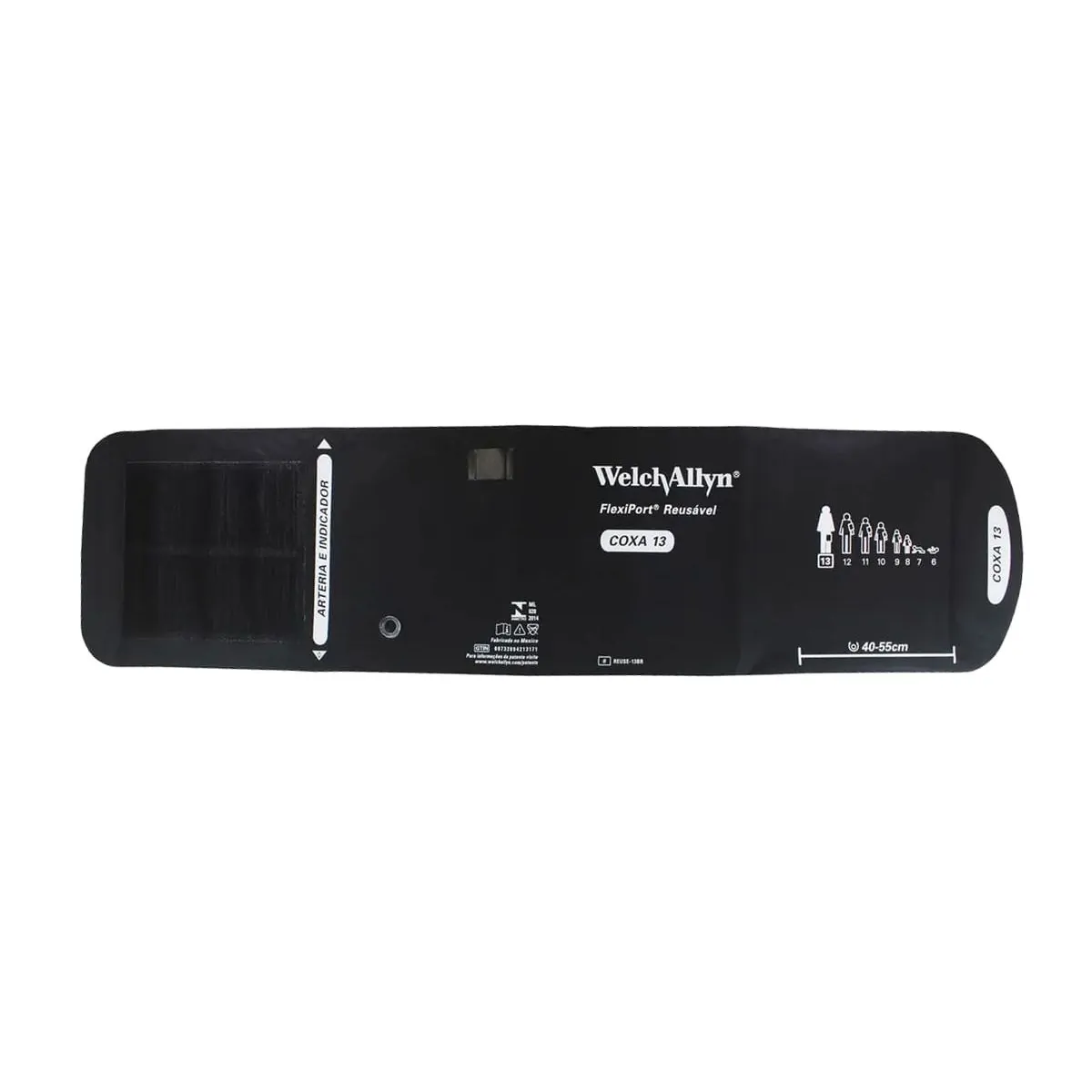 Braçadeira Welch Allyn Flexiport Coxa 13