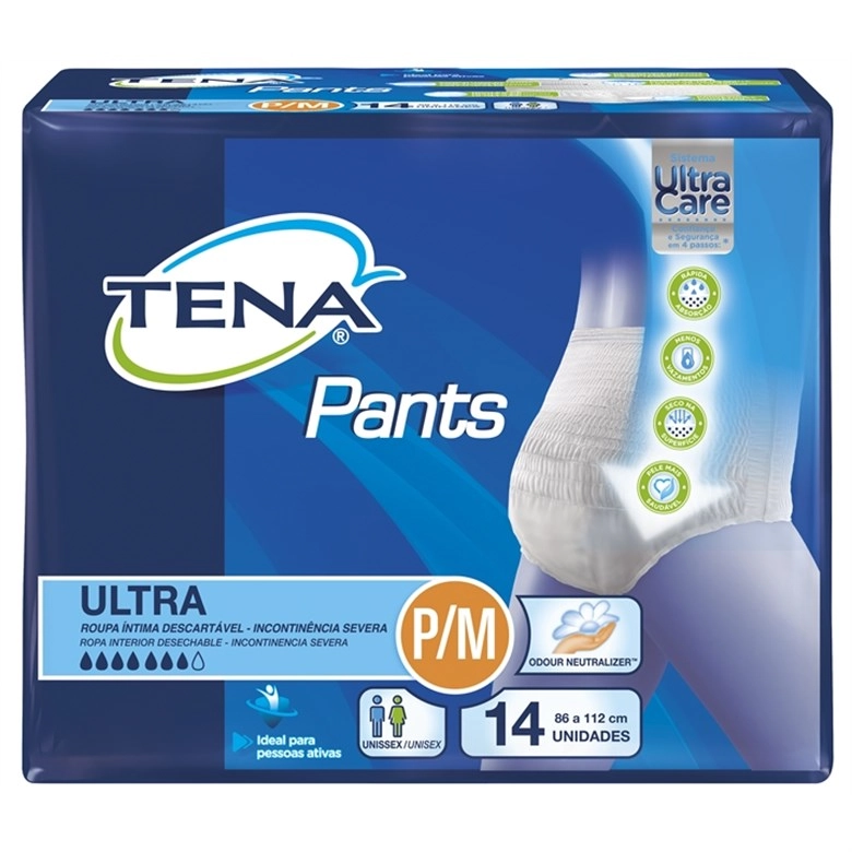 Fralda Geriátrica Tena Pants C/14 Ultra P/m Unit