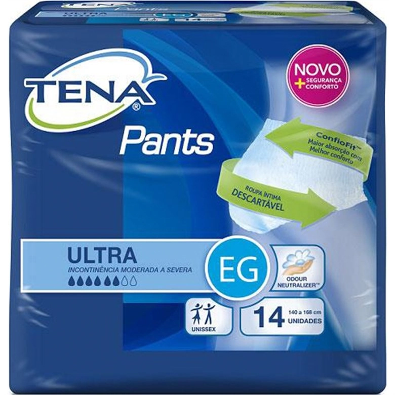 Fralda Geriátrica Tena Pants C/14 Extra Grande Pc