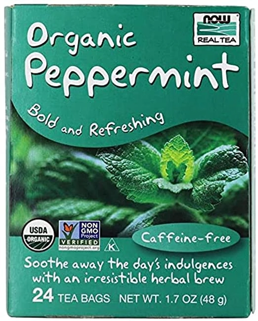 Cha Peppermint Now Foods 48g