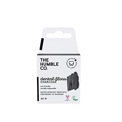 Fio Dental Org Charcoal The Humble 50m