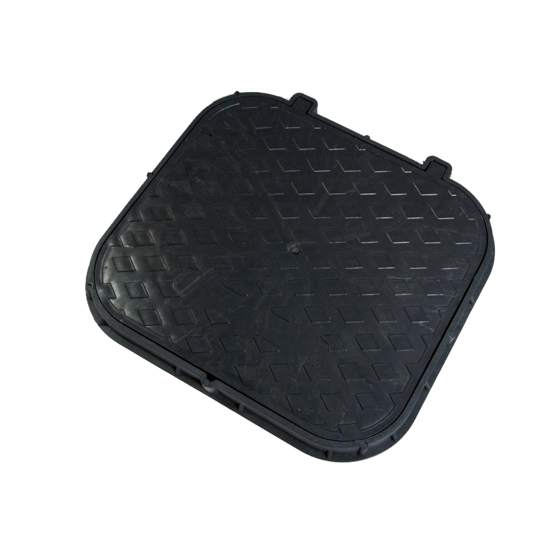 Tampão Quadrado Polipropileno 44x48cm Preto Odem