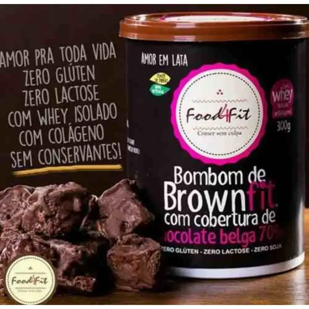 Bombom Brownfit 300g Food 4 Fit