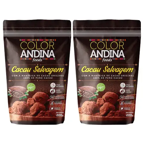 Cacau Selvagem 100 Andina Color 200g