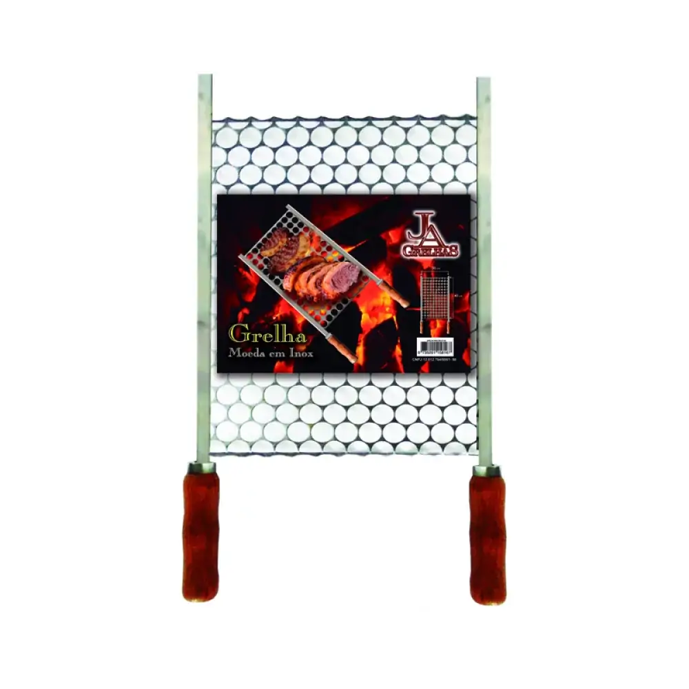 Grelha Estanhada Inox 30x40
