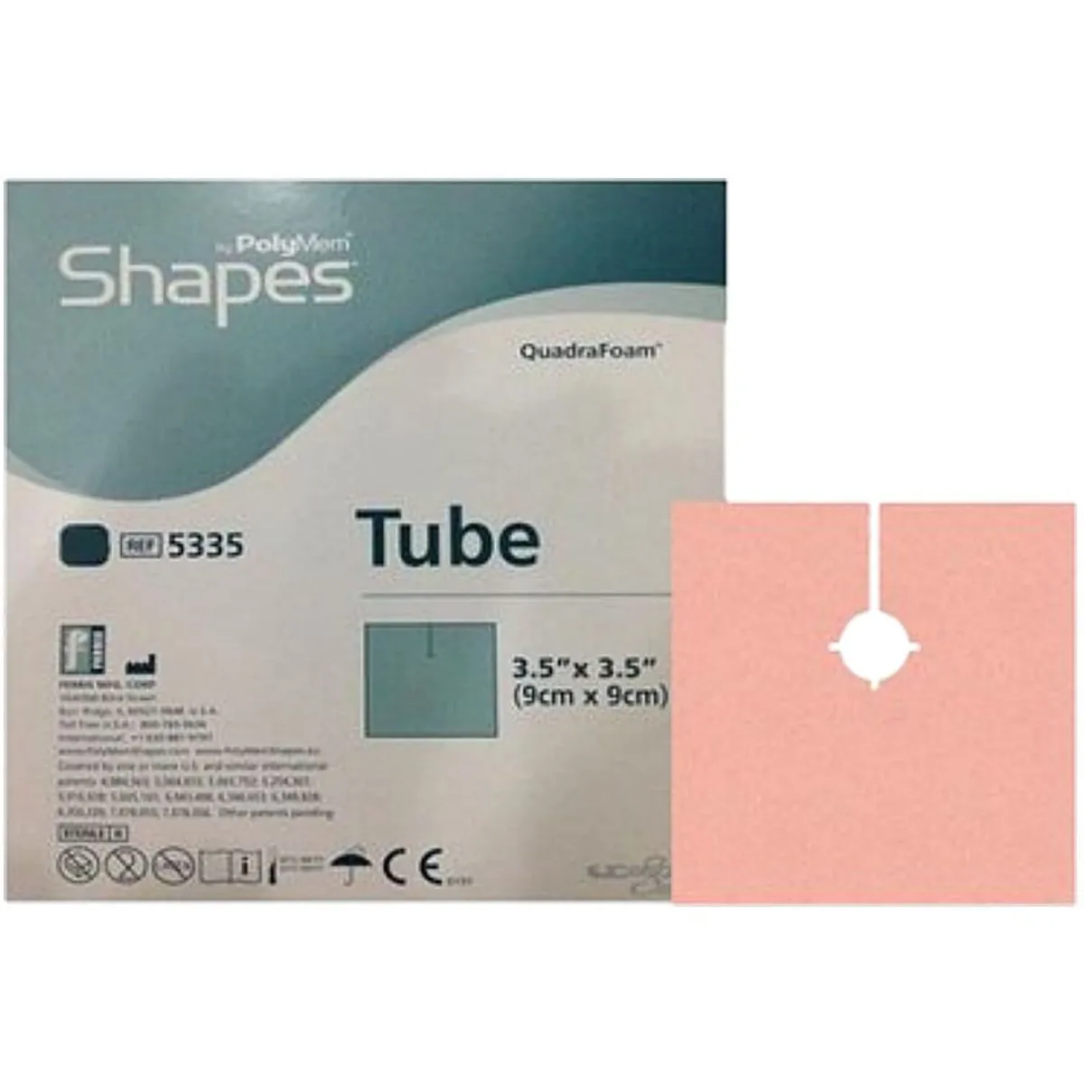 Curativo PolyMem Poly Tube 5335 9x9cm - unidade