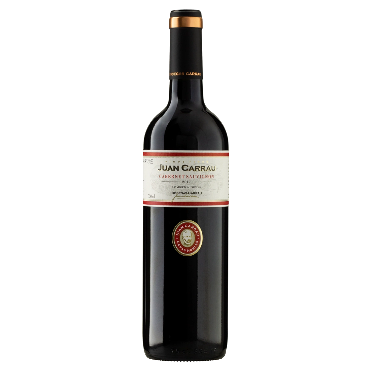 Vinho Uruguaio Tinto Juan Carrau Cabernet Sauvignon Las Violetas Garrafa 750ml