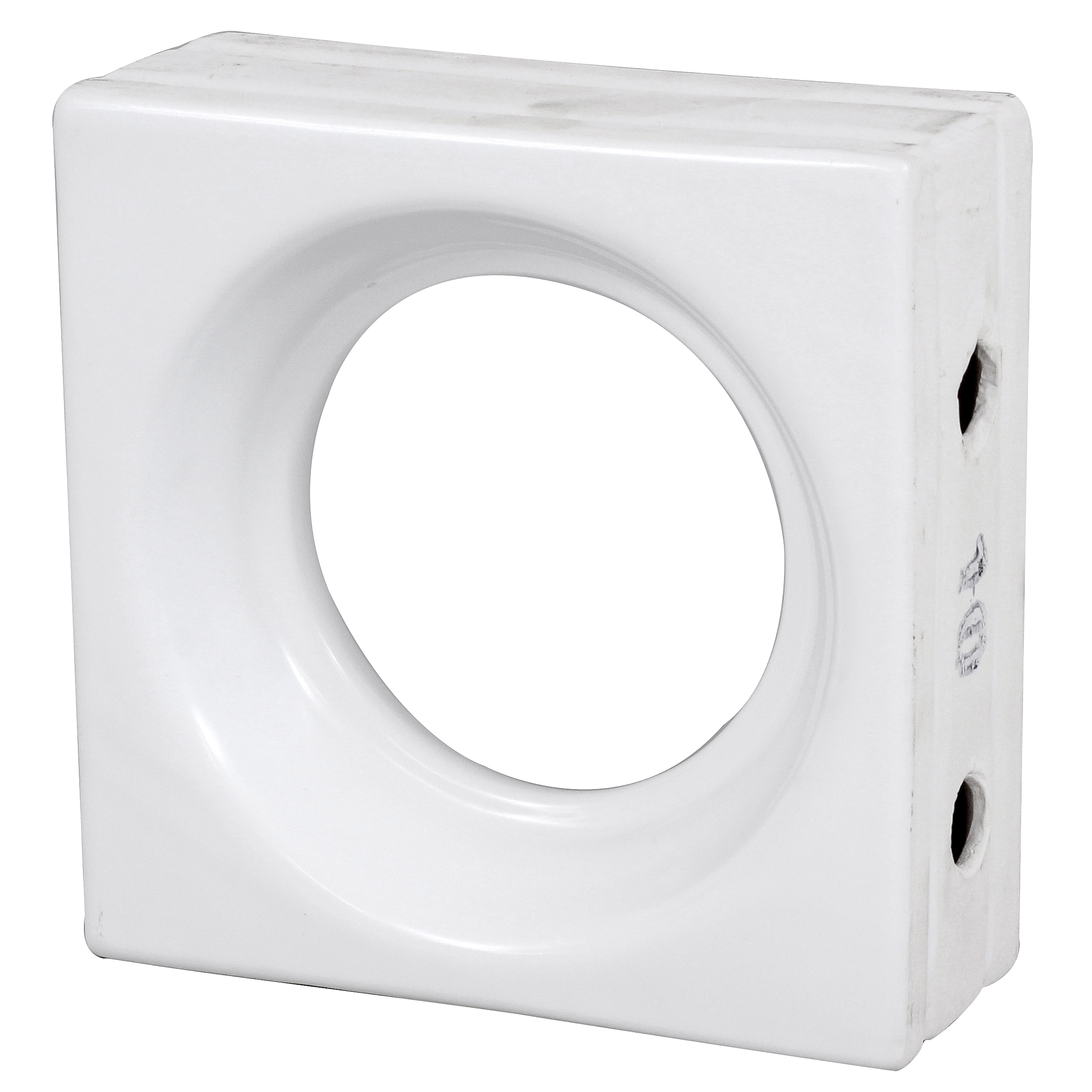 Cobogó Cerâmico Esmaltado Acetinado 19x19cm Branco Solar Artens