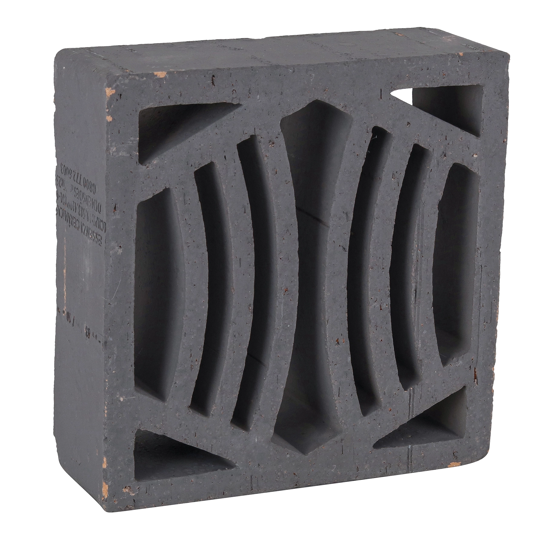 Cobogó Cerâmico Natural 25x25cm Black Festonê Artens