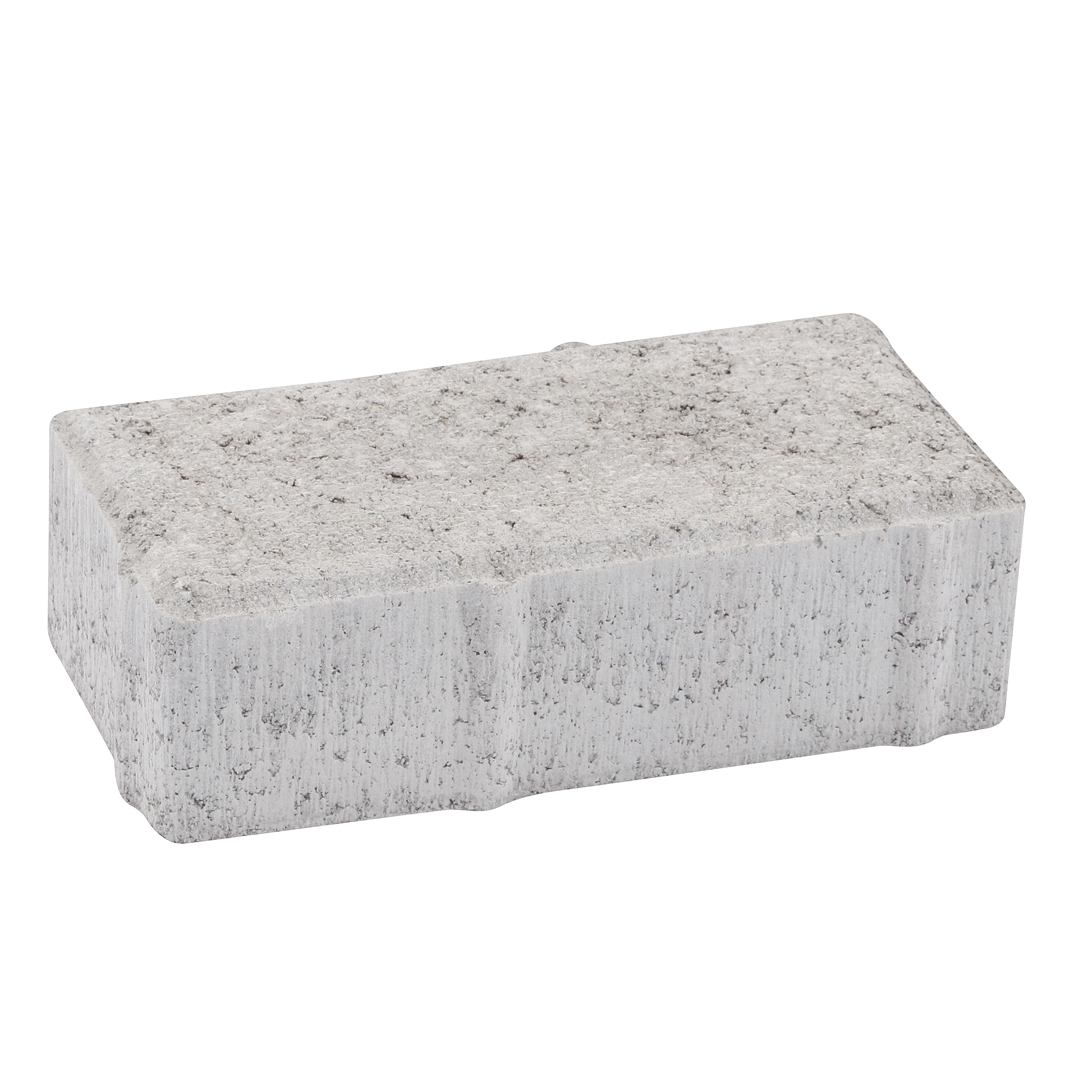 Piso Intertravado Retangular Cinza Natural 10x20x06cm