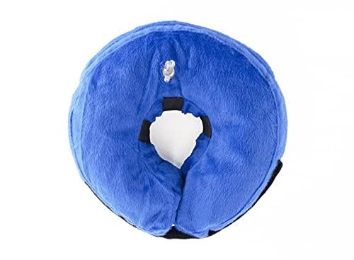 Colar Recup. Elizabetano Inflavel M 27cm Azul