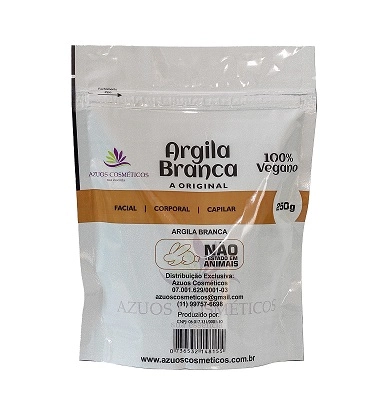 Azuos Argila 250g Branca