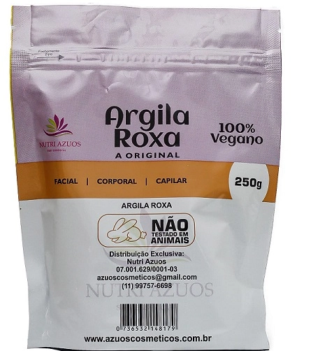 Azuos Argila 250g Roxa