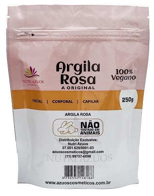 Azuos Argila 250g Rosa