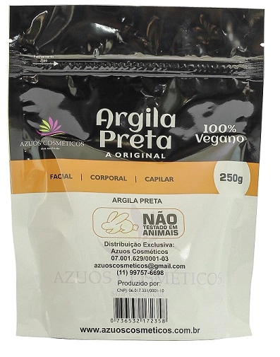 Azuos Argila 250g Preta