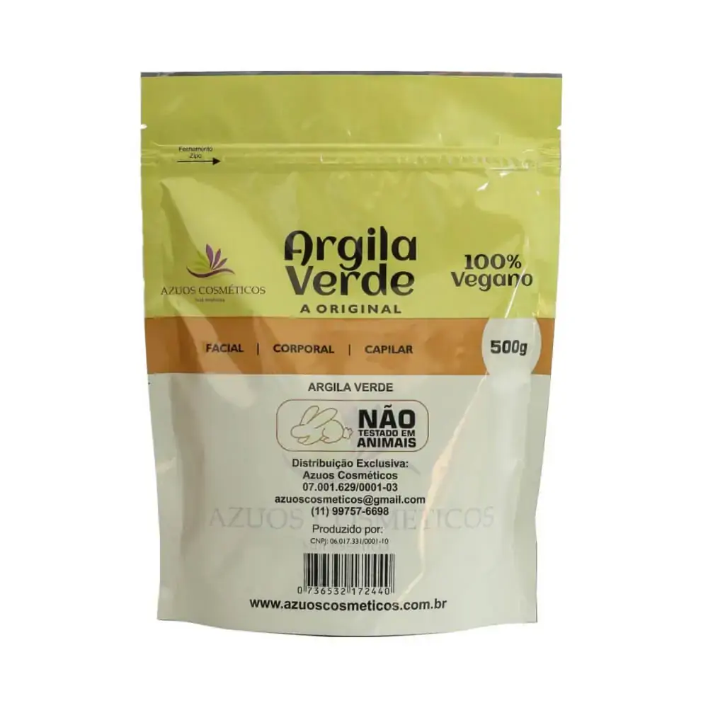 Azuos Argila 500g Verde