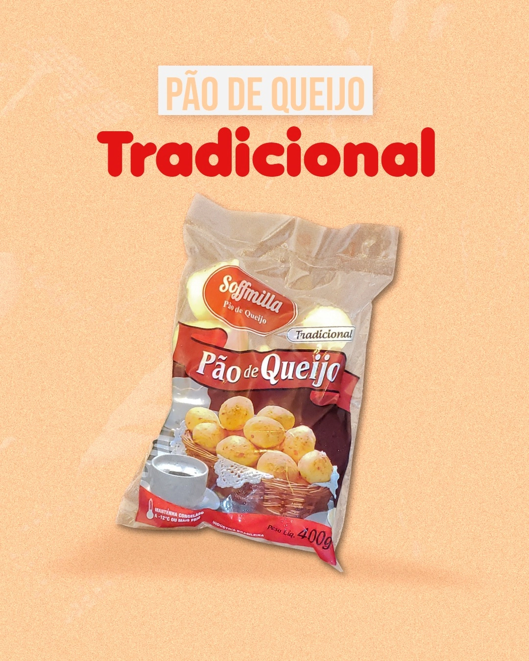 Pao Parmesao Congelado 400g