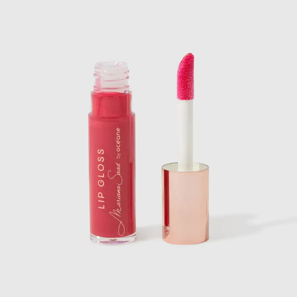 Lip Gloss Mariana Saad by Océane - Brilho Labial Glossy Berry Pink