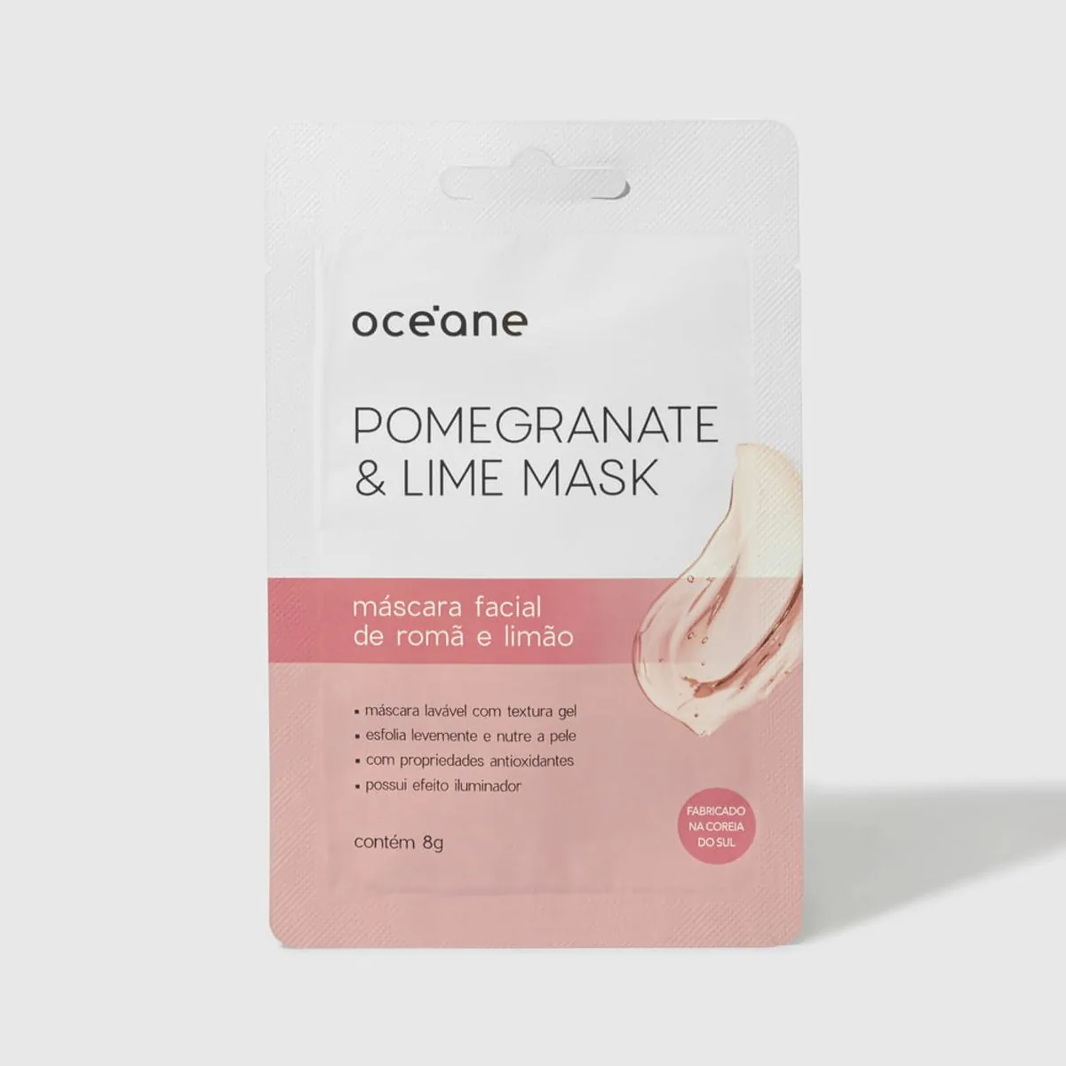 Máscara Facial de Romã e Limão - Pomegranate And Lime Mask 8g Océane