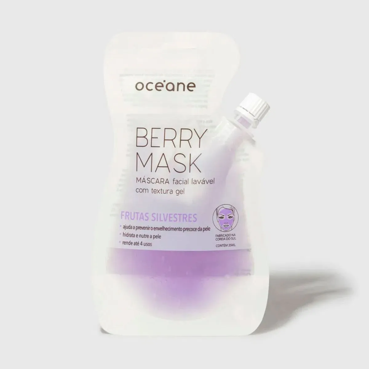 Máscara Facial com Frutas Silvestres - Berry Mask 35ml Não