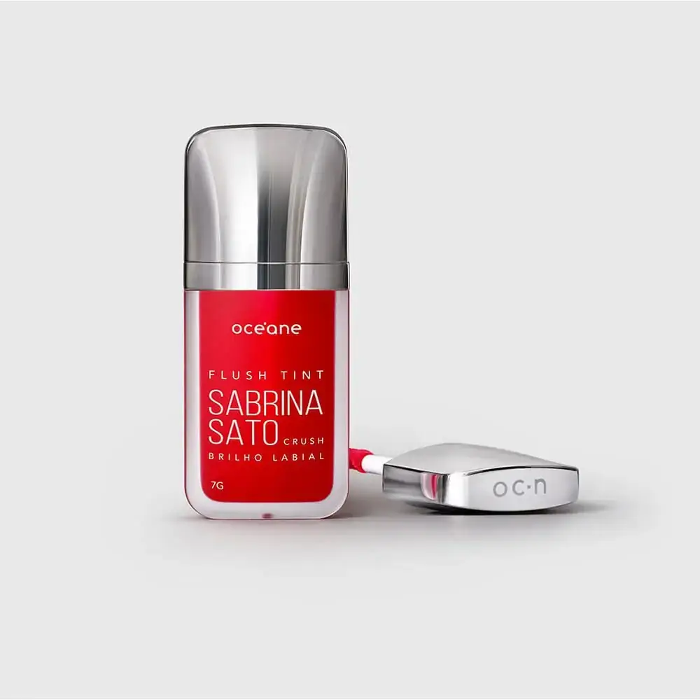 Brilho Labial Laranja Sabrina Sato By Océane - Flush Tint Crush 7g