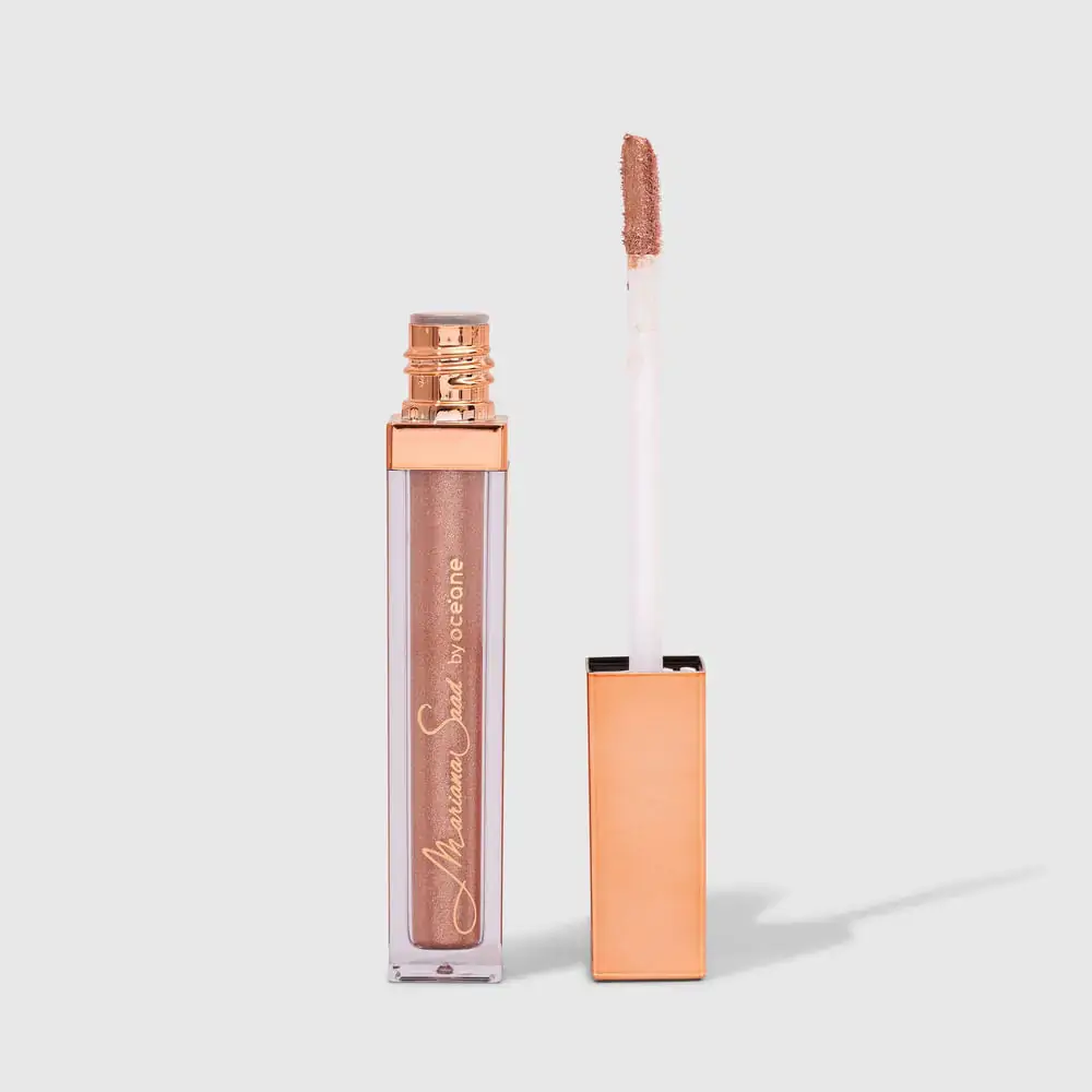 Sombra Liquida Mariana Saad Shine Glow Soft Peach 4,2g