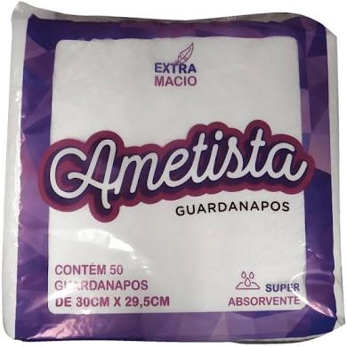 Guardanapo Ametista Grande C/50