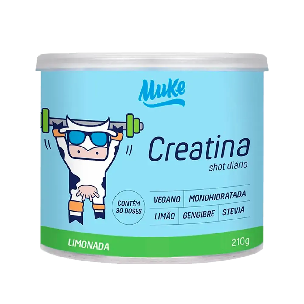 1 Unid. Creatina Limao E Gengibre 210g Mu