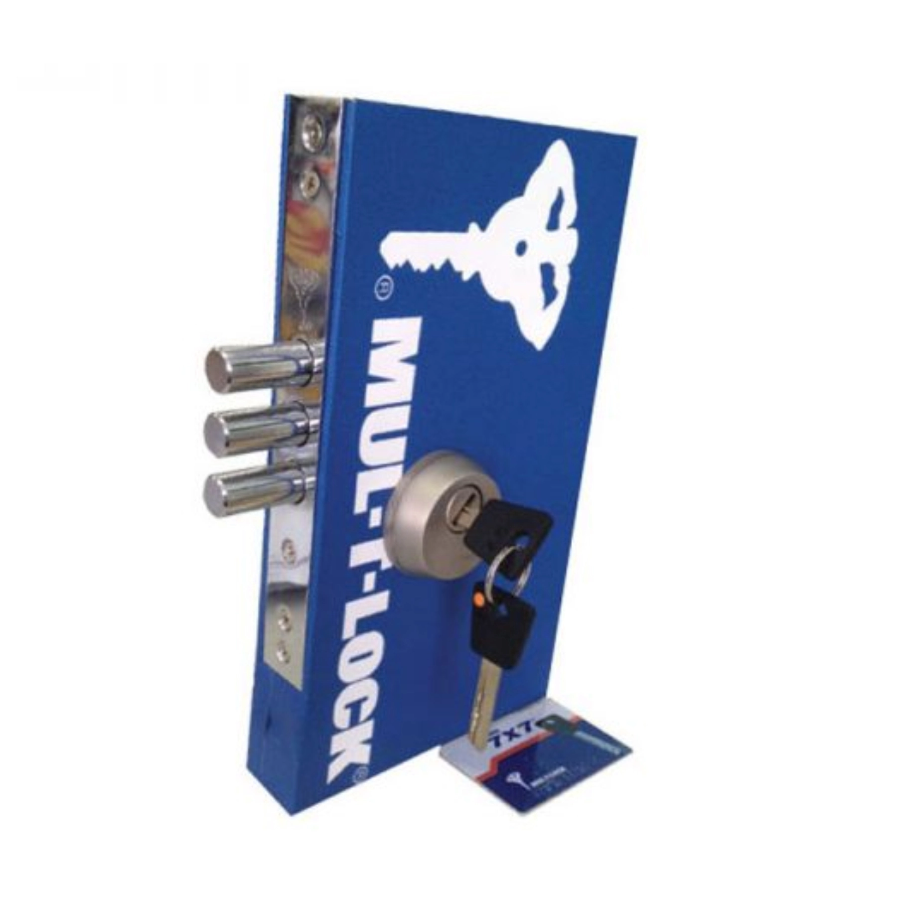 Fechadura para Porta de Entrada MulTLock M70 3 pinos Acetinado Chave Pino Telescópico