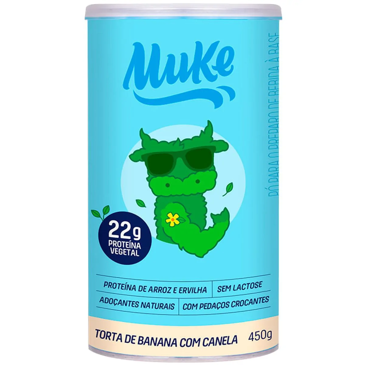 Proteína Vegetal Muke Torta de Banana e Canela 450g - Mais Mu
