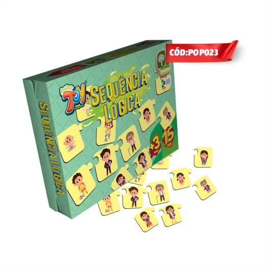 Jogo Sequencia Logica Crescendo Pop023 Multiarte